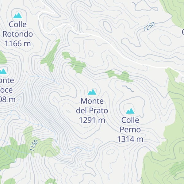 Map of Monte del Prato
