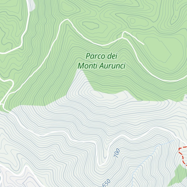 Map of Monte le Pezze