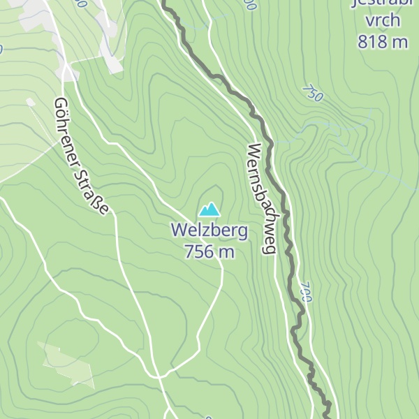 Map of Welzberg