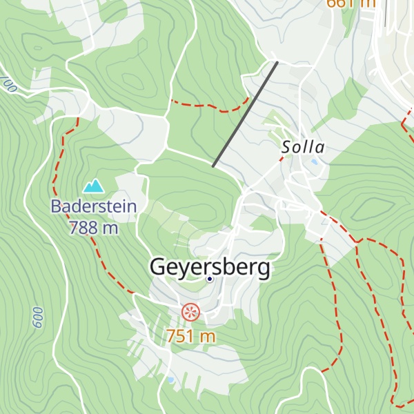 Map of Geyersberg