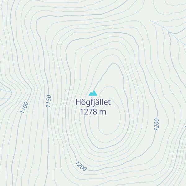 Map of Högfjället