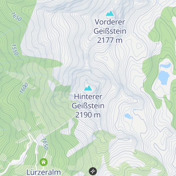Map of Hinterer Geißstein