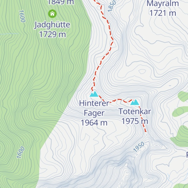 Map of Hinterer Fager