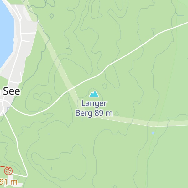 Map of Langer Berg