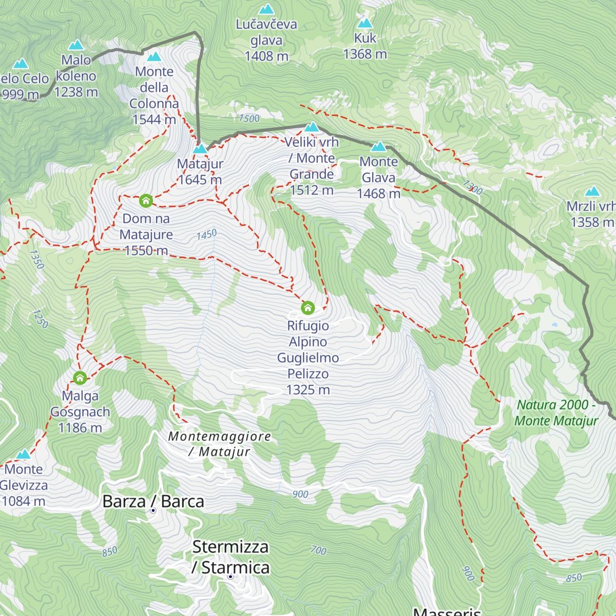 Rifugio Alpino Guglielmo Pelizzo map