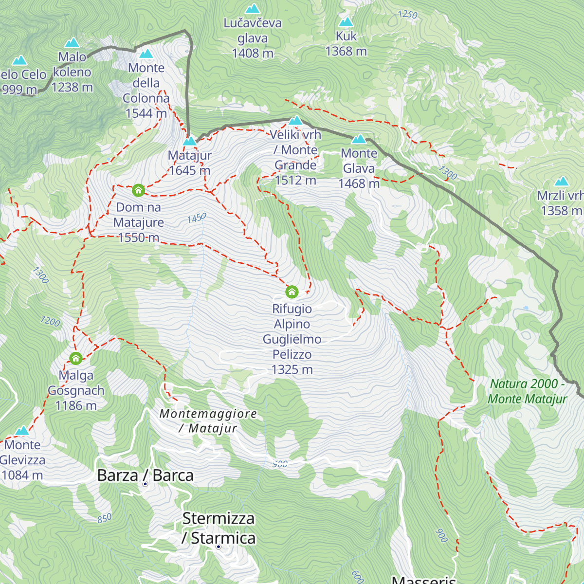 Rifugio Alpino Guglielmo Pelizzo map