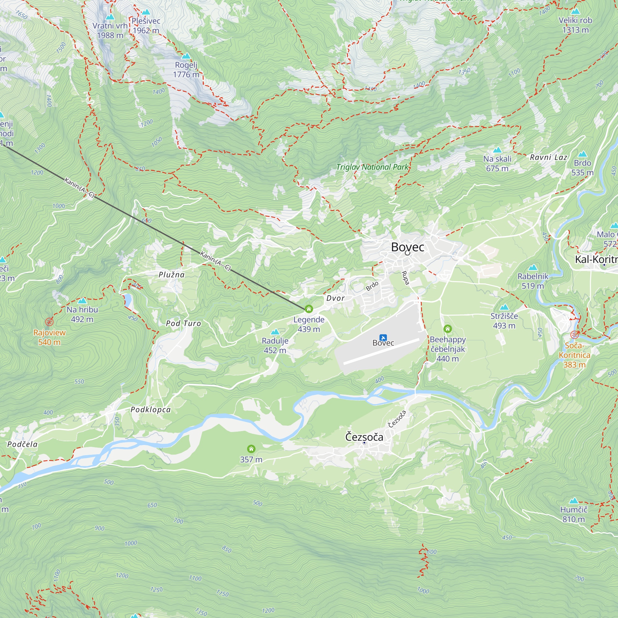 Legende map