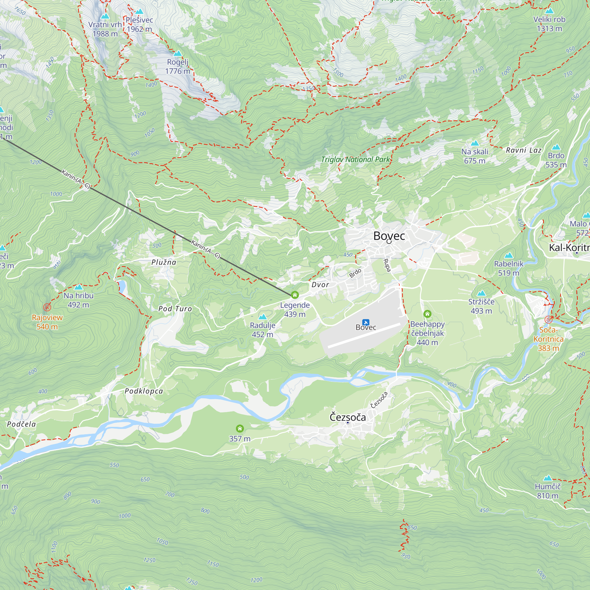 Legende map