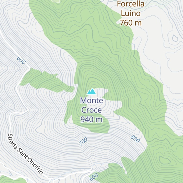 Map of Monte Croce