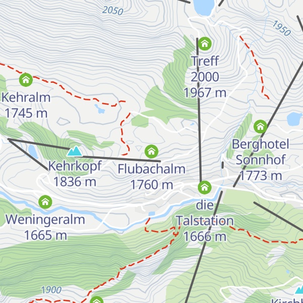 Map of Flubachalm