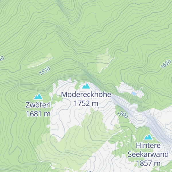 Map of Modereckhöhe