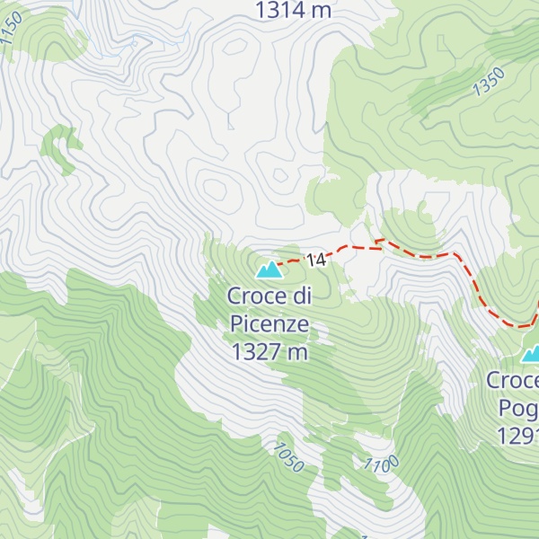 Map of Croce di Picenze