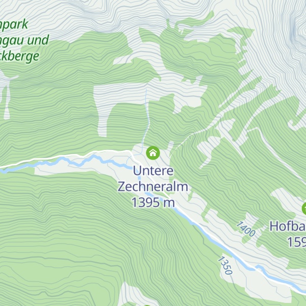 Map of Untere Zechneralm