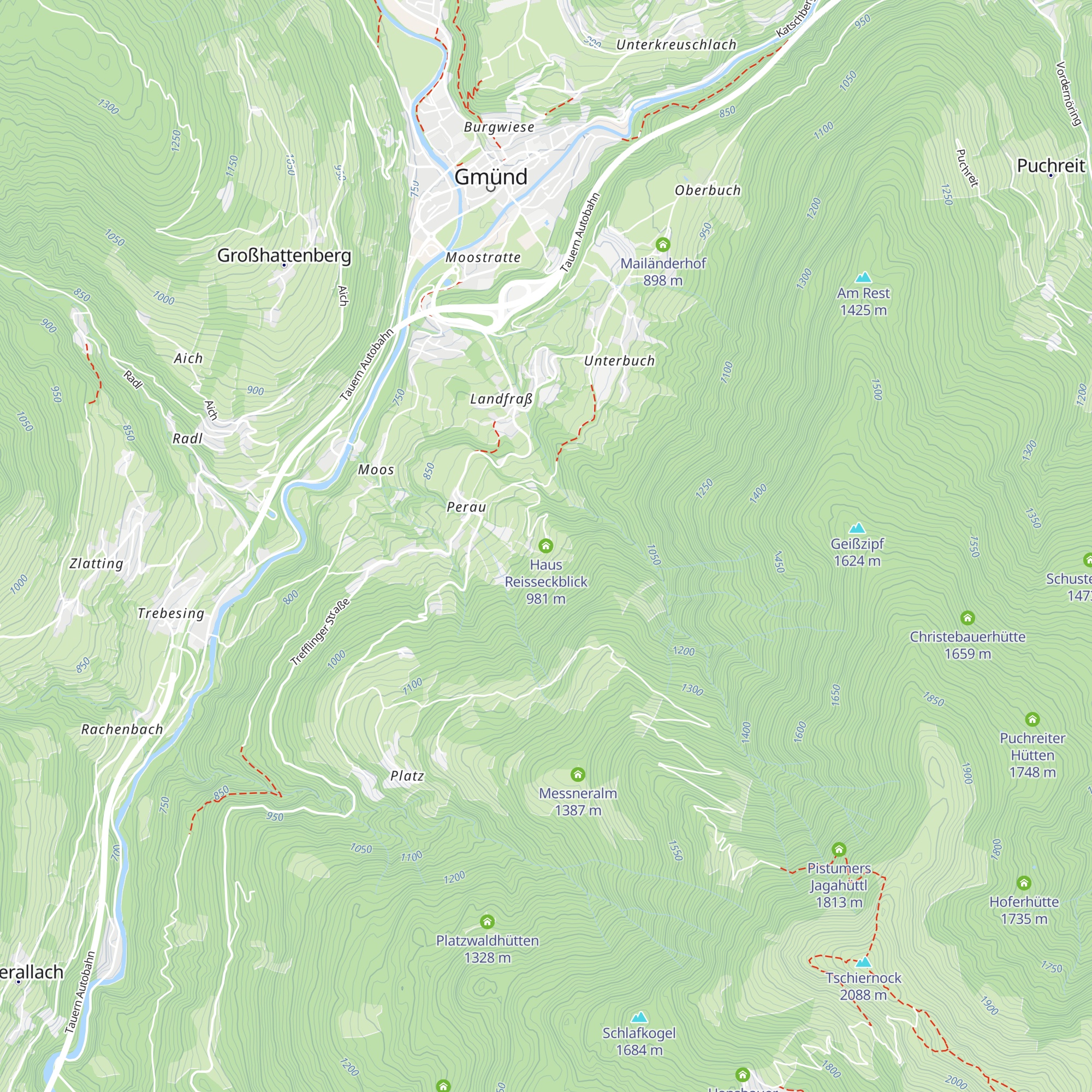 Haus Reisseckblick map