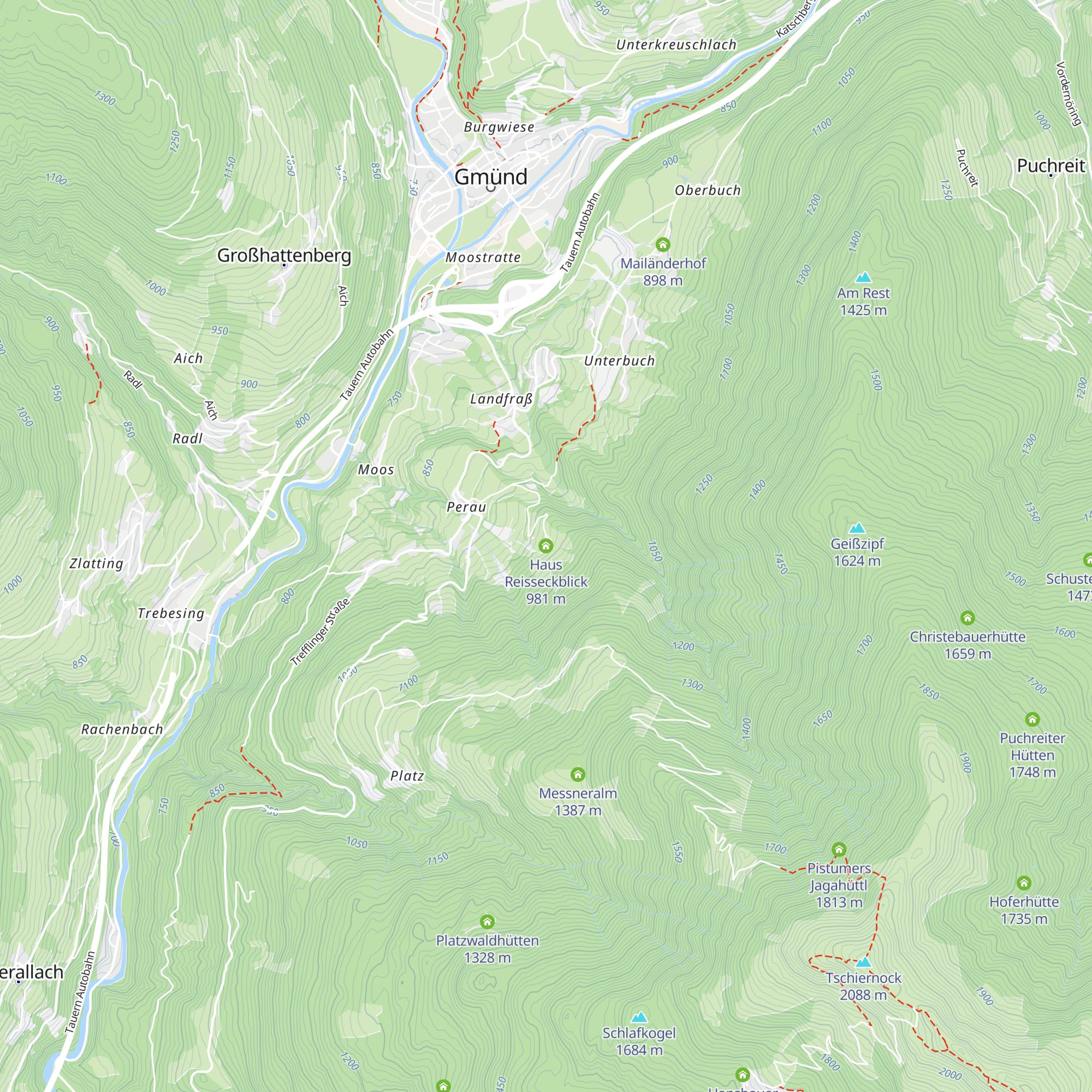 Haus Reisseckblick map