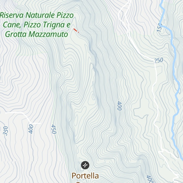 Map of Monte Cicio