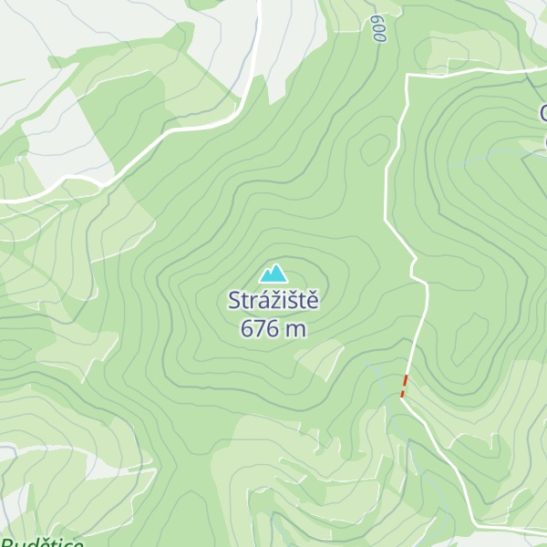 Map of Strážiště
