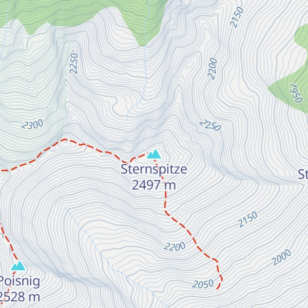 Map of Sternspitze