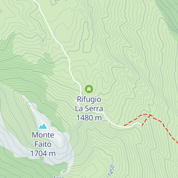 Map of Rifugio La Serra