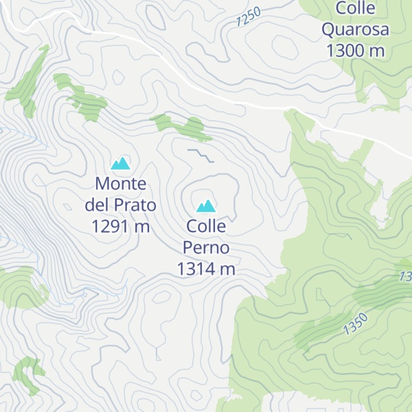 Map of Colle Perno