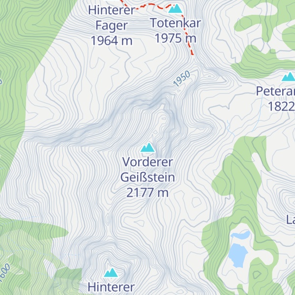 Map of Vorderer Geißstein