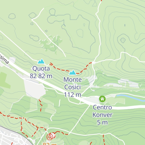 Map of Monte Cosici
