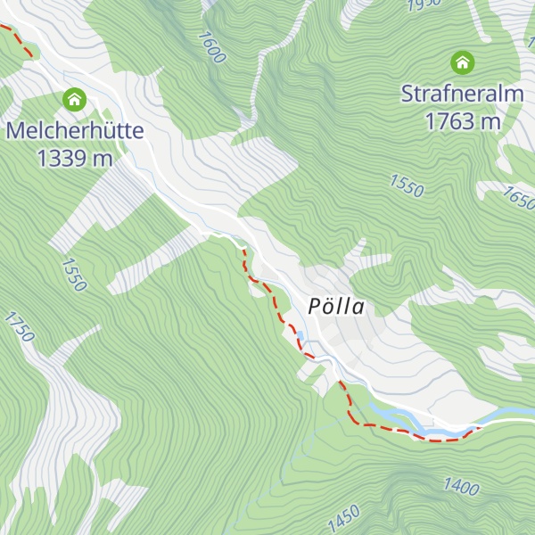 Map of Schoberblickhütte