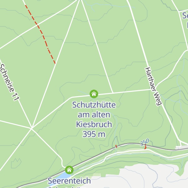 Map of Schutzhütte am alten Kiesbruch