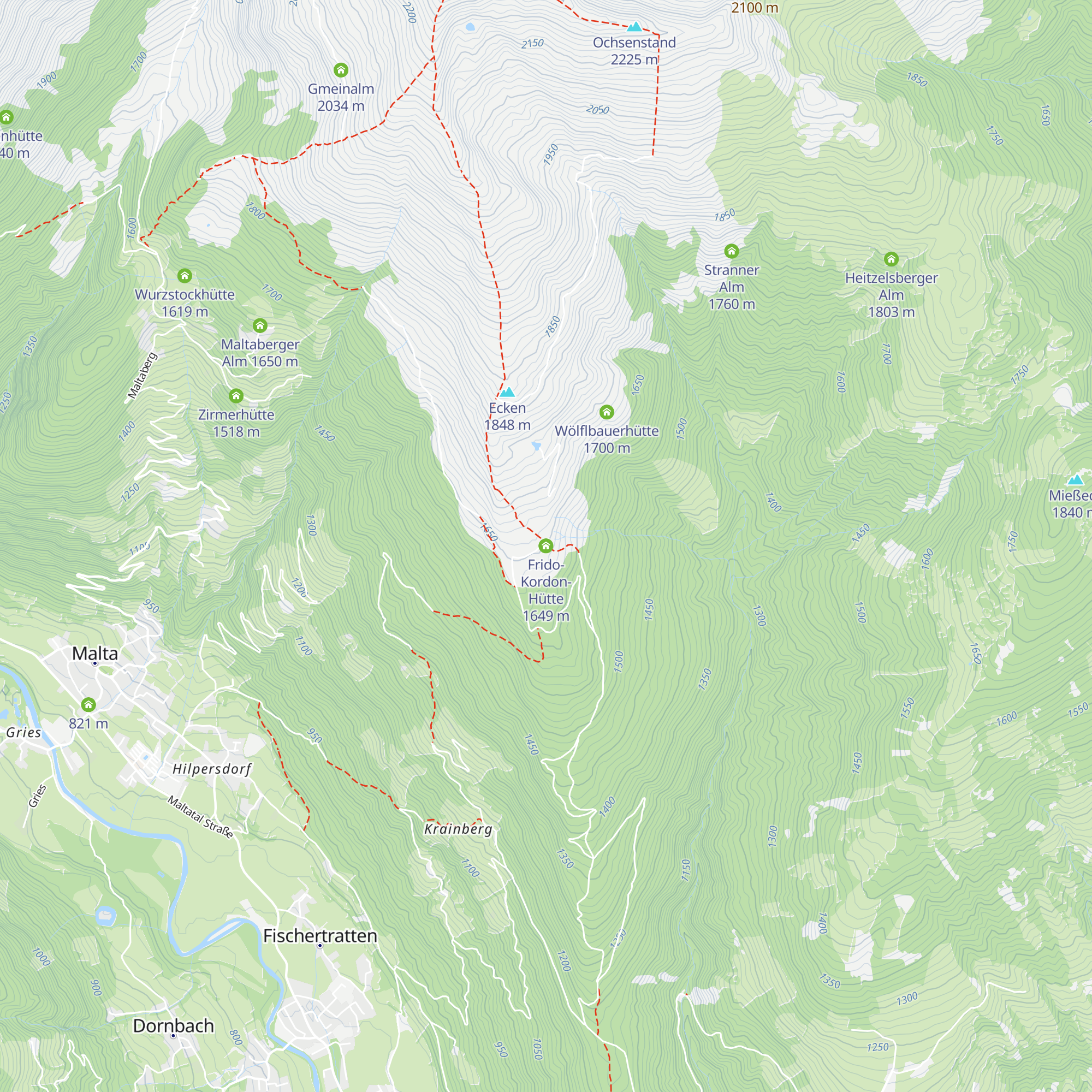Frido-Kordon-Hütte map