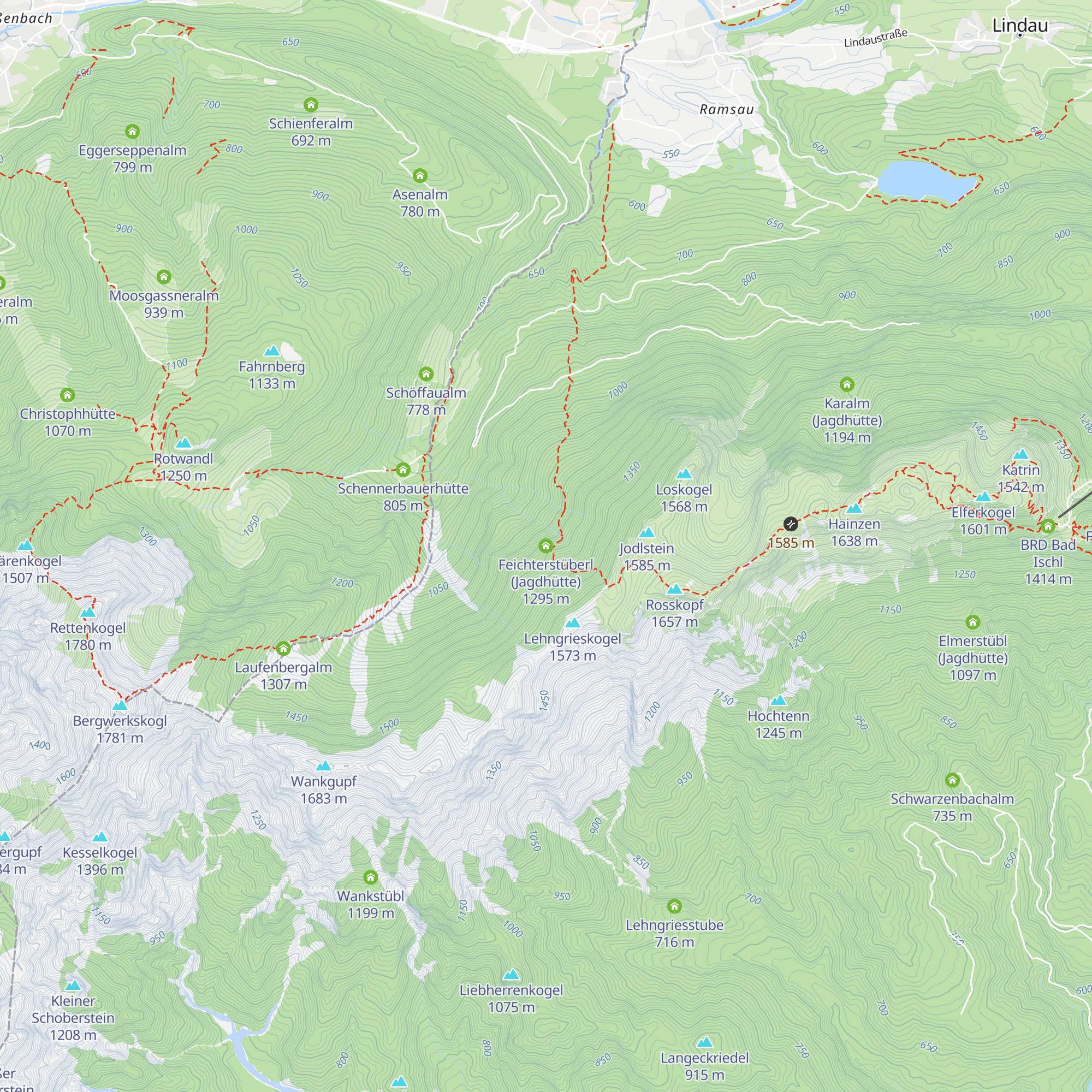 Feichterstüberl (Jagdhütte) map