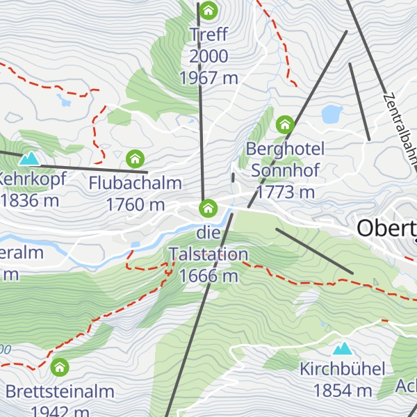 Map of die Talstation