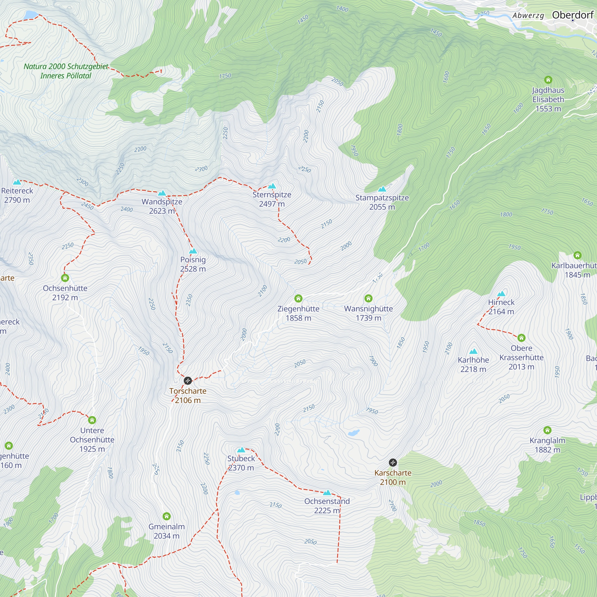 Ziegenhütte map