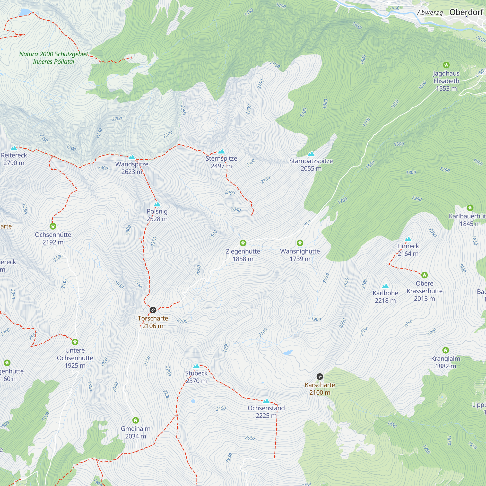 Ziegenhütte map