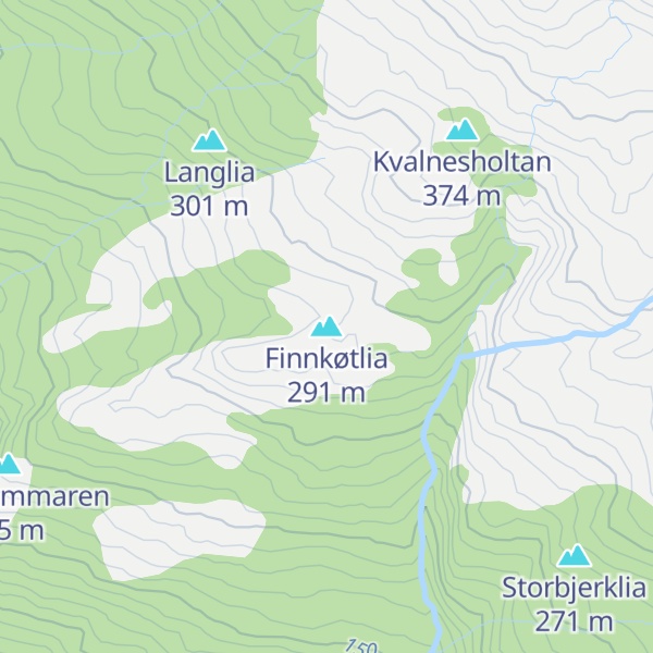 Map of Finnkøtlia
