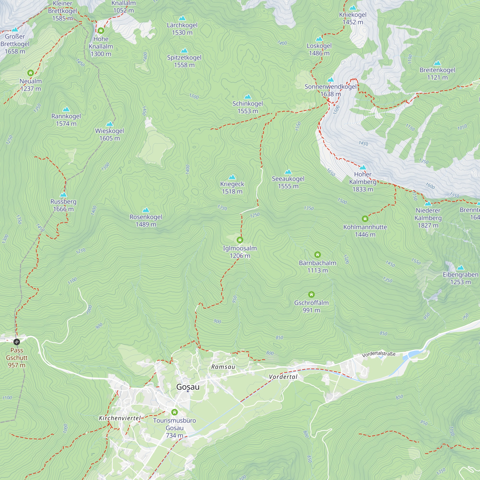 Iglmoosalm map