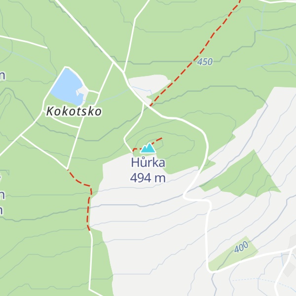 Map of Hůrka
