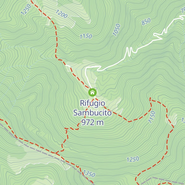 Map of Rifugio Sambucito