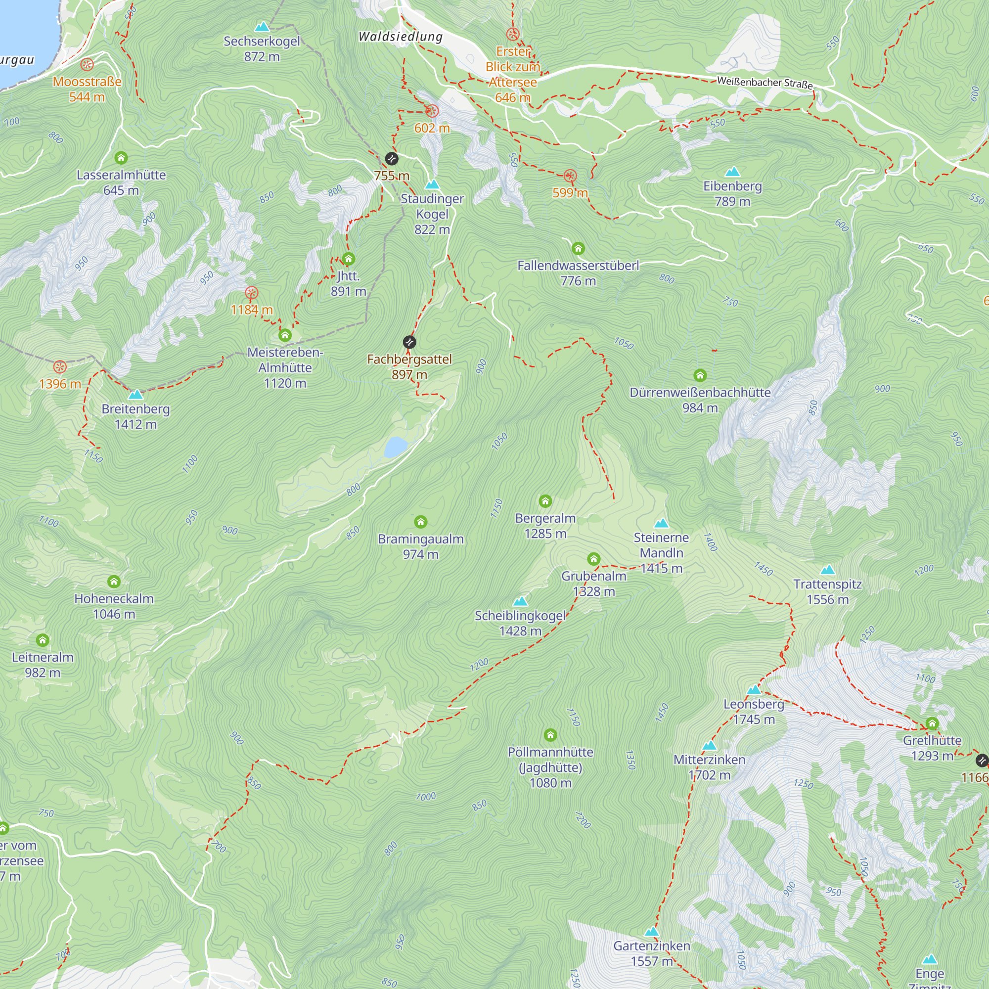 Brunnleitn Stubm map