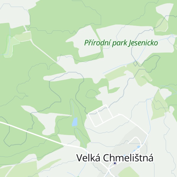 Map of Hokovský vrch