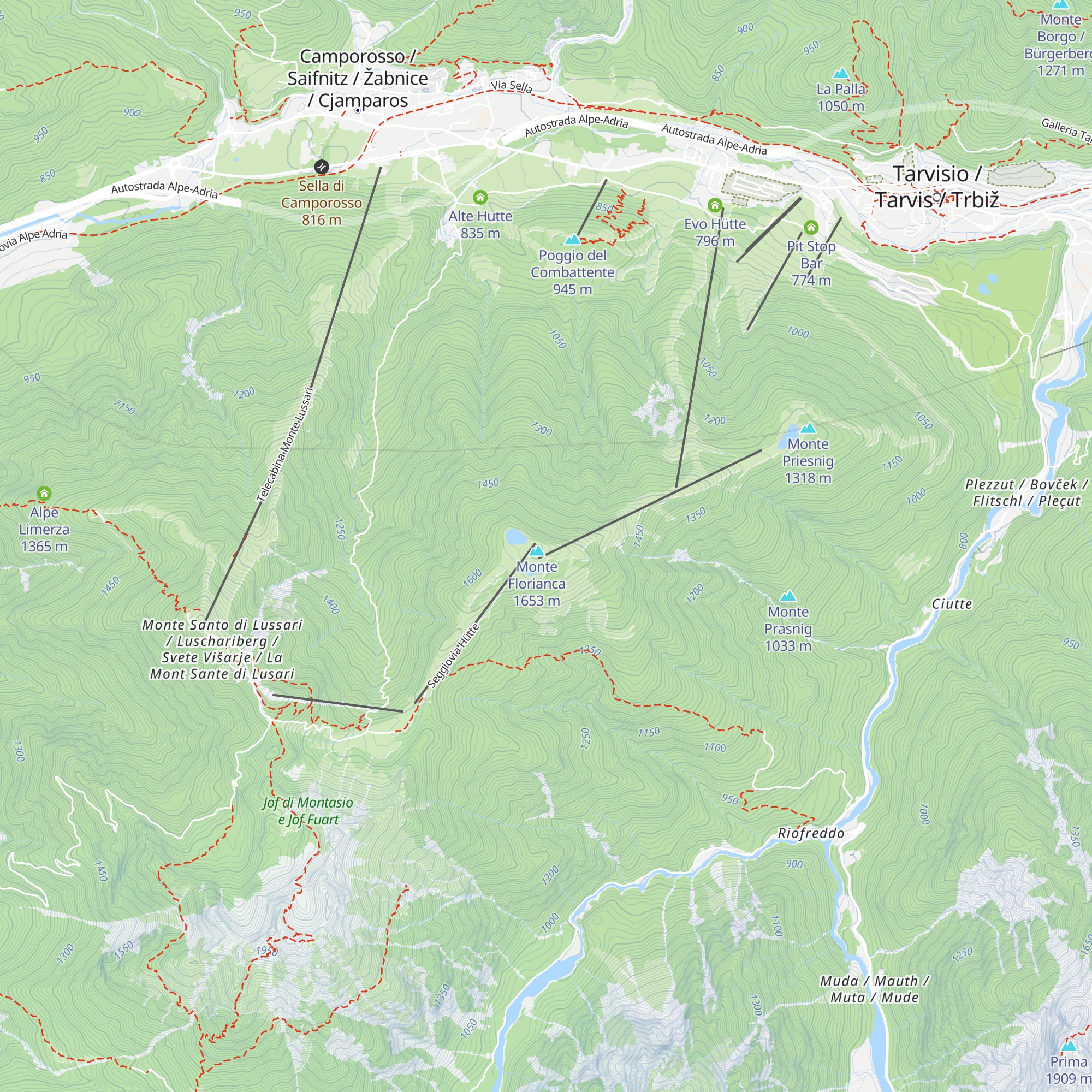 Baita Florianca map
