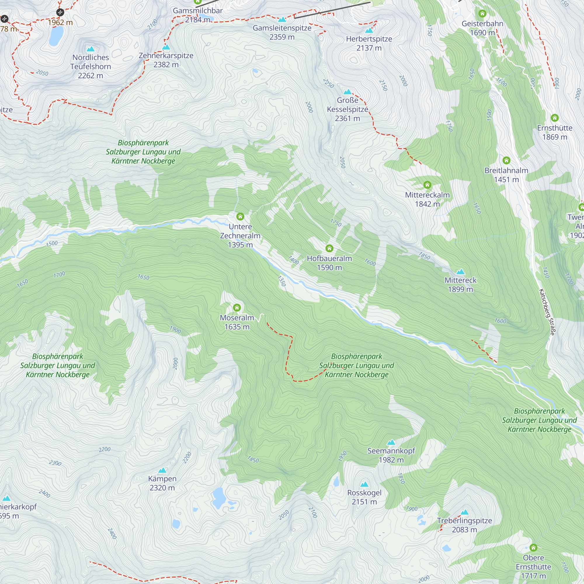 Mühlthaleralm map