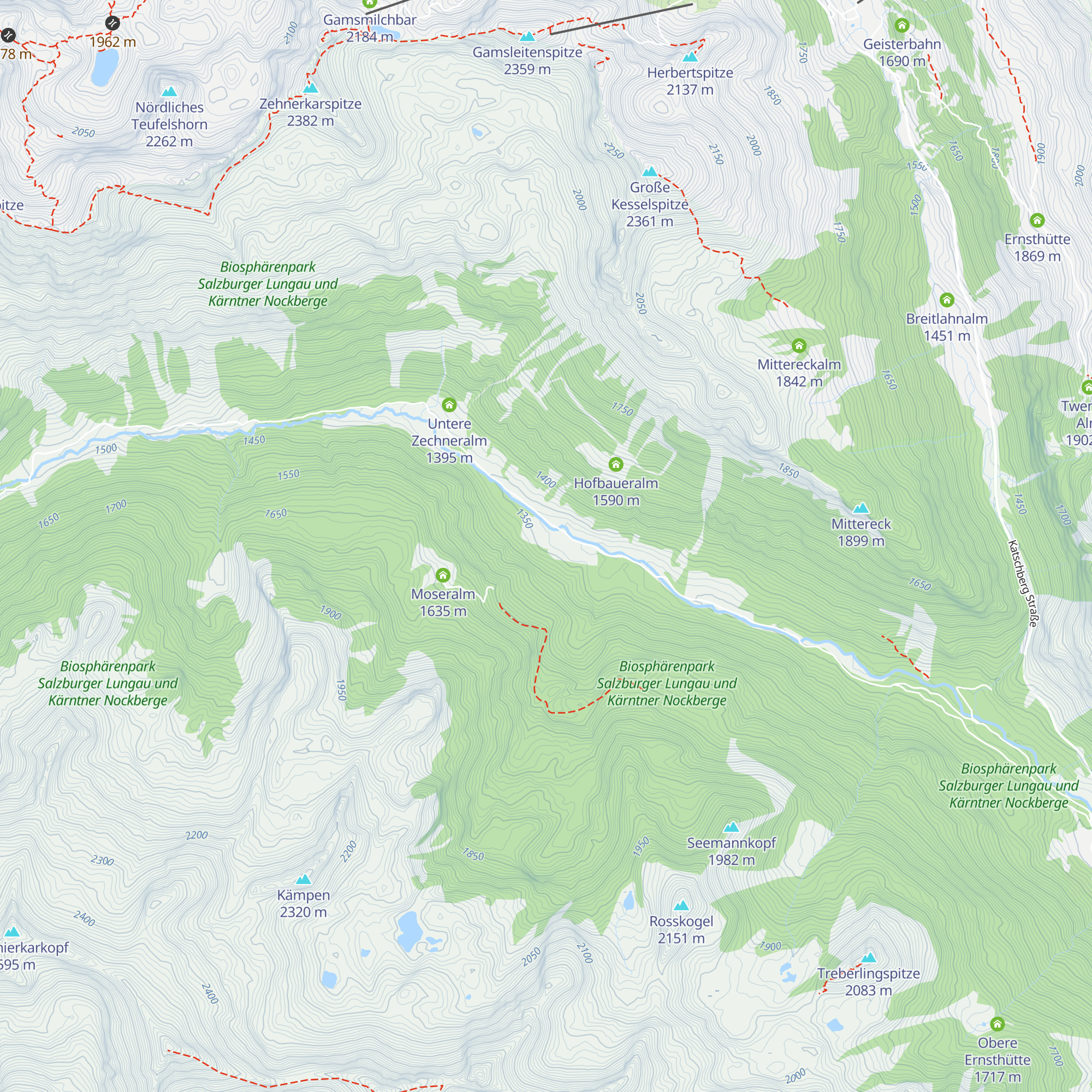 Mühlthaleralm map