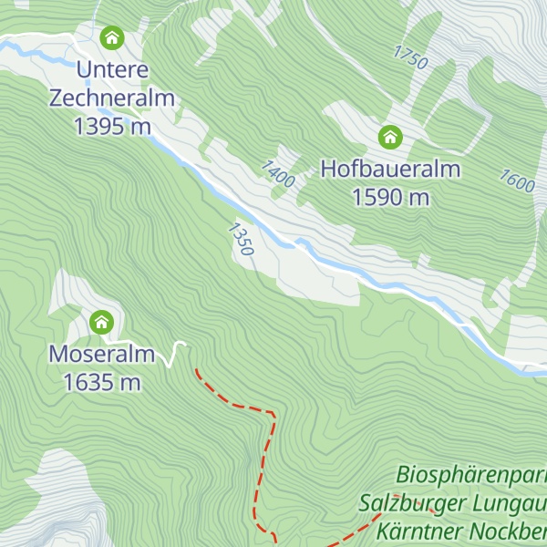 Map of Mühlthaleralm
