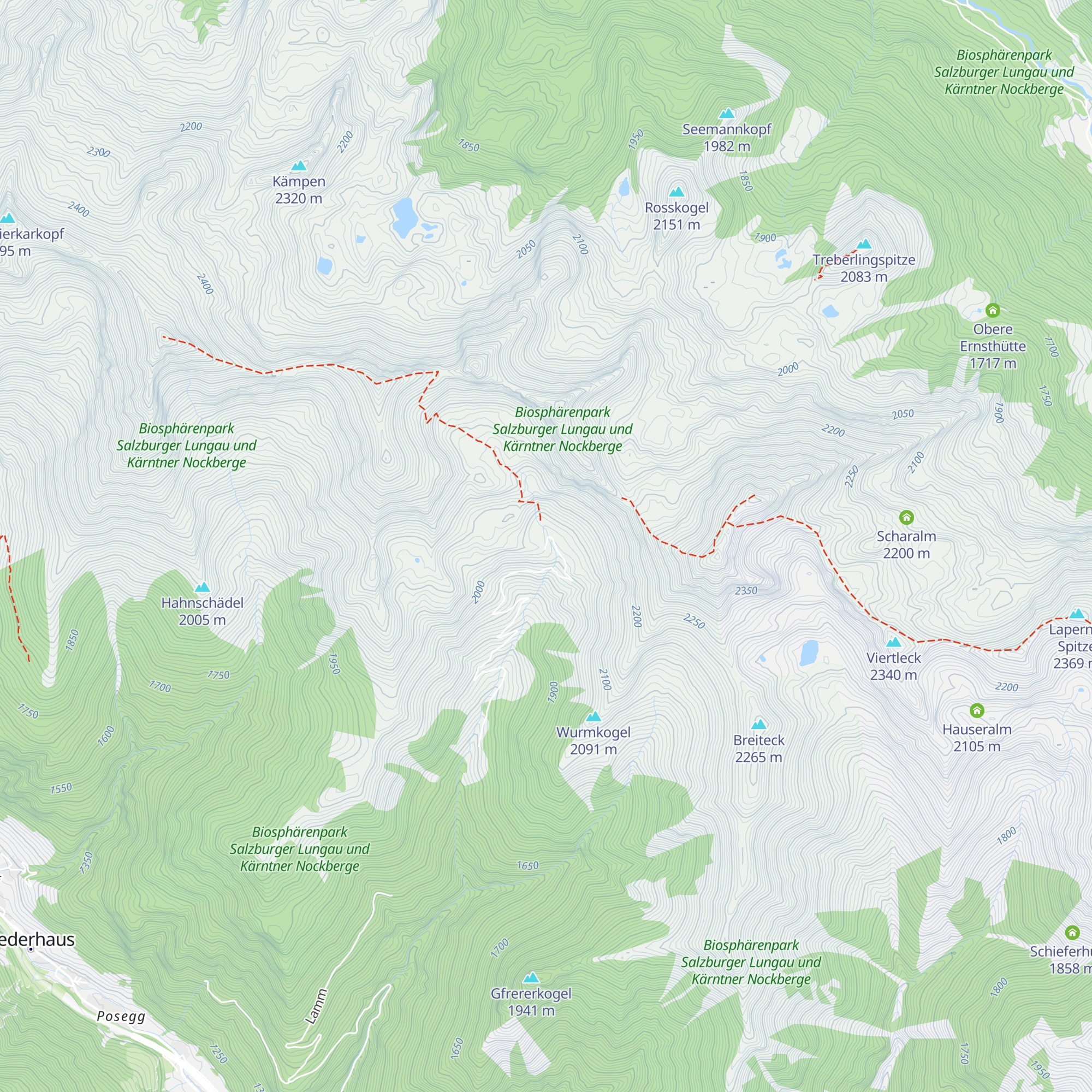 Ochsenalm map