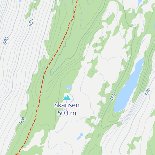 Map of Seterhaugan