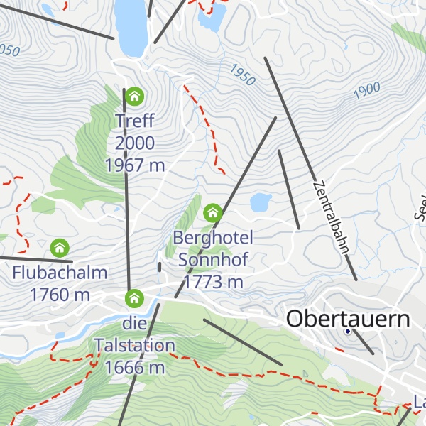 Map of Berghotel Sonnhof