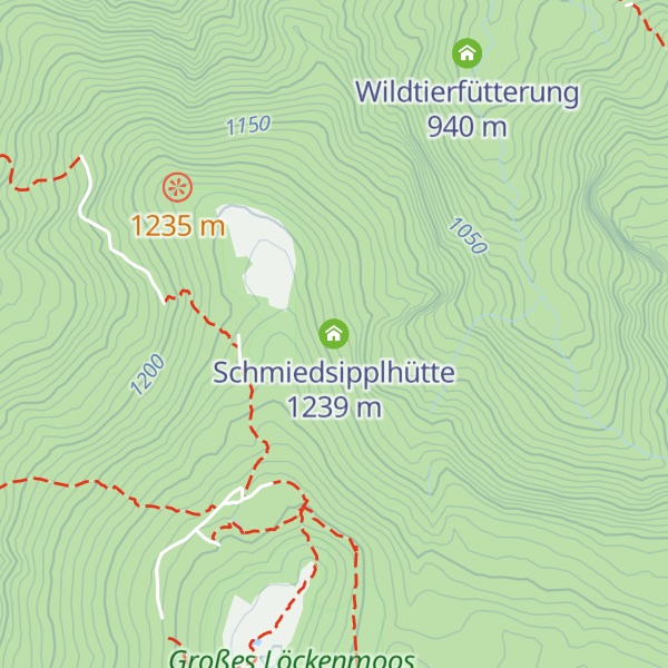 Map of Schmiedsipplhütte