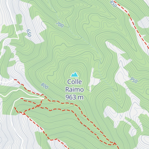 Map of Colle Raimo