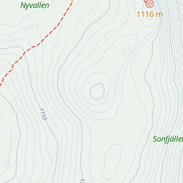 Map of Sonfjället