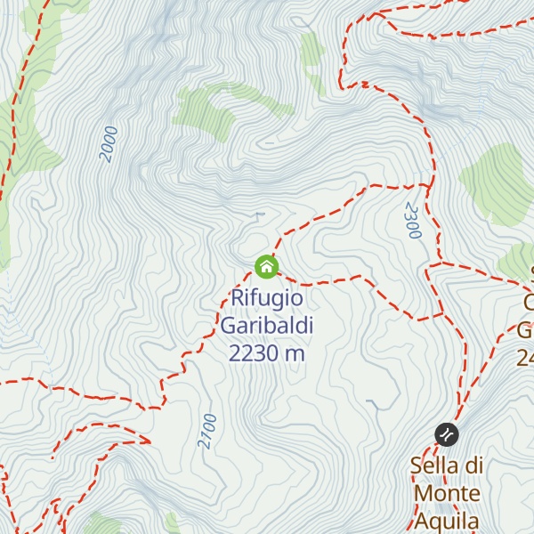 Map of Rifugio Garibaldi